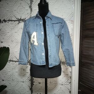 SHEIN Light Blue Denim Jacket